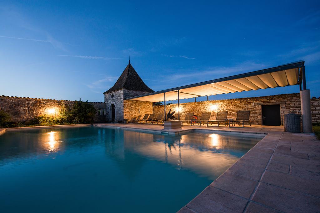 Clessé Hotel-Restaurant Le Chateau De Besseuil, Macon Nord - Teritoria מראה חיצוני תמונה